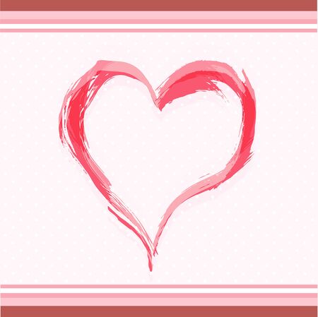 Abstract watercolor heartの写真素材