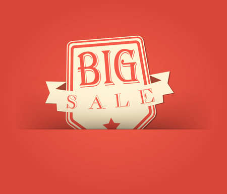 Big sale with retro vintage styled designの写真素材