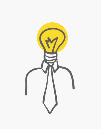  light bulb menの写真素材