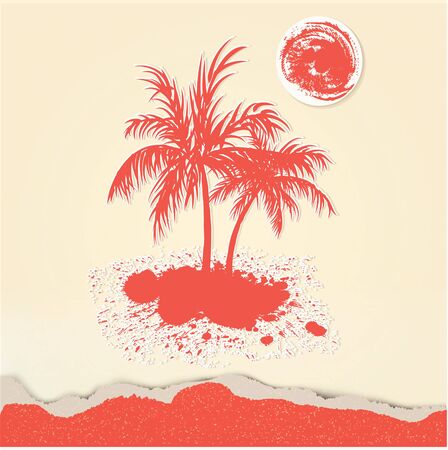Palm treesの写真素材