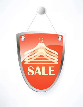 The shield, sale sign.の写真素材