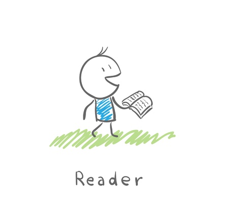 readerのイラスト素材
