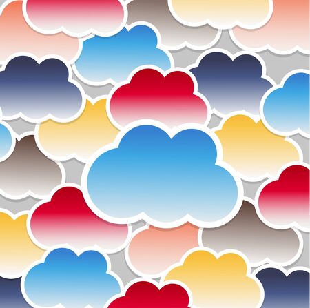 Clouds backgroundのイラスト素材