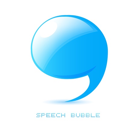 abstract talking bubbleのイラスト素材