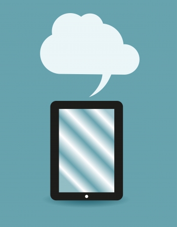 tablet PC のイラスト素材