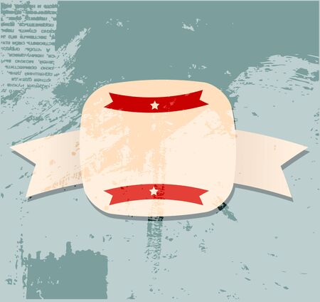 Retro labelのイラスト素材