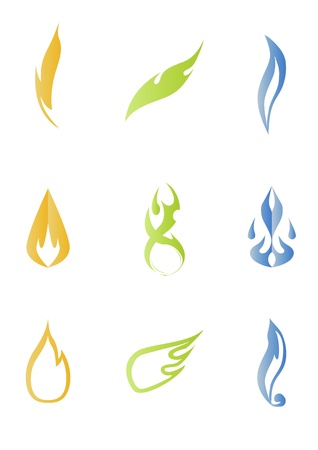 Fire flamesのイラスト素材