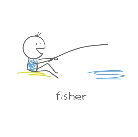Fishermanのイラスト素材