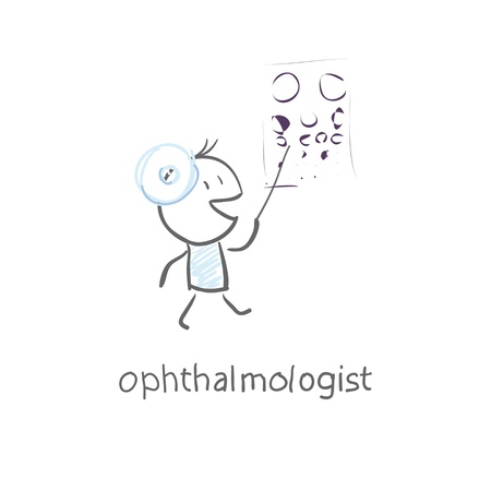 ophthalmologistのイラスト素材