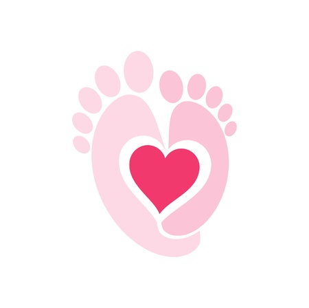 Baby Legs symbol.のイラスト素材