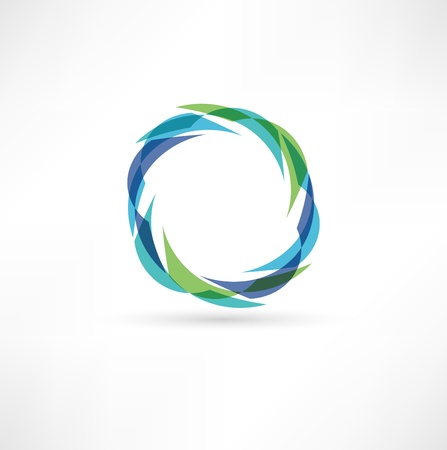 Round abstraction  Abstract Colorful Background のイラスト素材