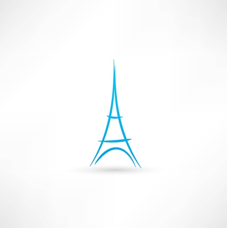 Eiffel Tower iconのイラスト素材