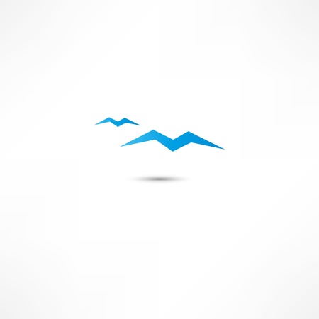 Gulls Iconのイラスト素材