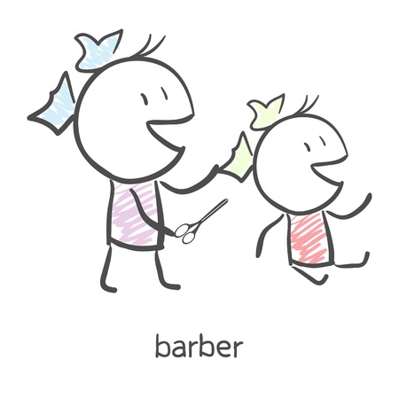 Barberのイラスト素材