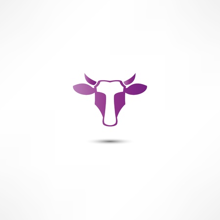 Cow Iconのイラスト素材
