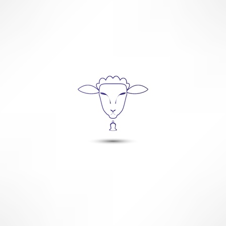 Sheep Iconのイラスト素材
