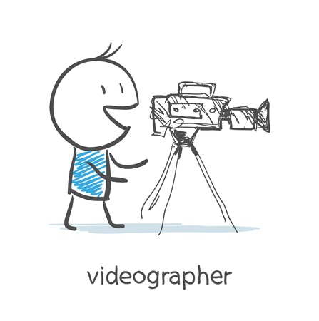 Videographerのイラスト素材