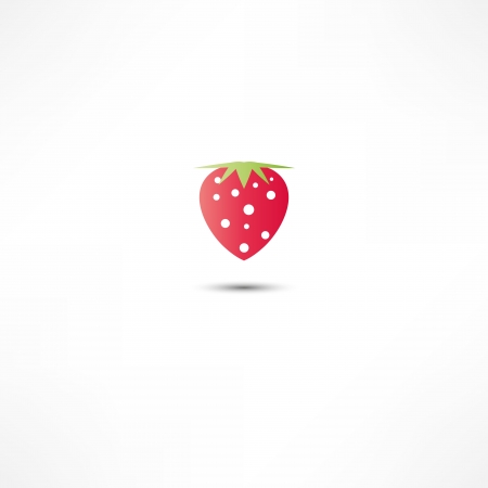 Strawberry Iconのイラスト素材