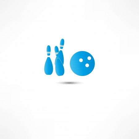 Bowling Iconのイラスト素材
