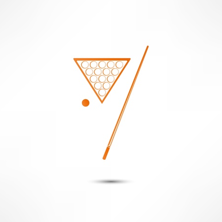 Billiards Iconのイラスト素材