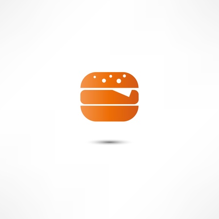 Burger Iconのイラスト素材