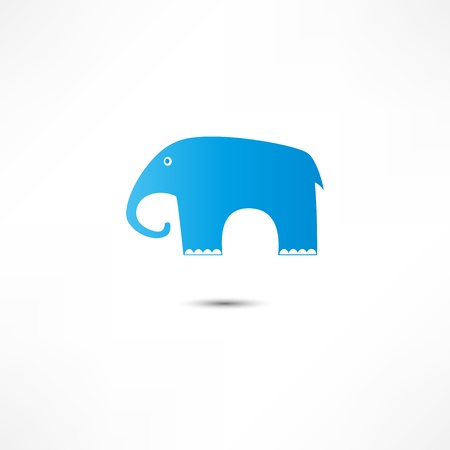 Elephant Iconのイラスト素材