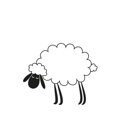Sheep Iconのイラスト素材