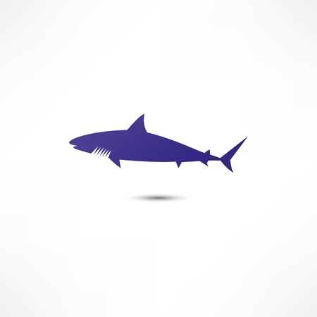 Shark iconのイラスト素材