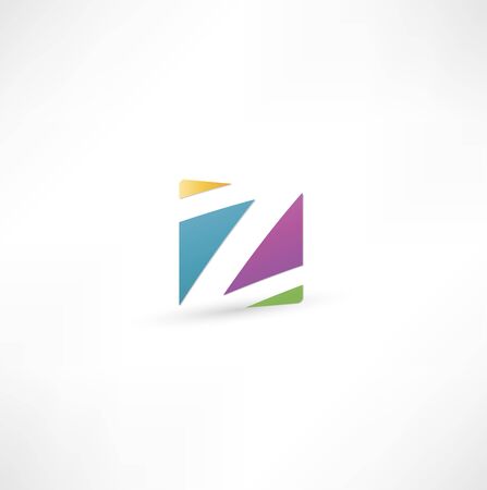 Abstract icon based on the letter Zの写真素材