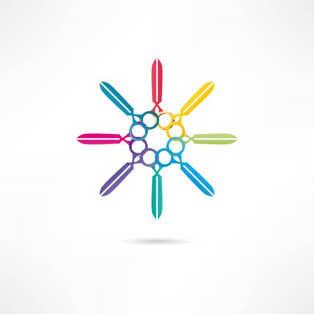 Scissors iconのイラスト素材