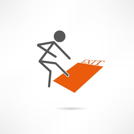 Exit iconのイラスト素材