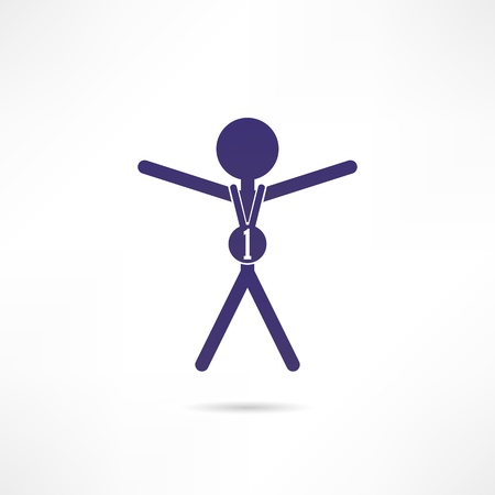 champion iconのイラスト素材