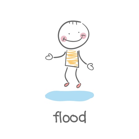 flood  Illustration のイラスト素材