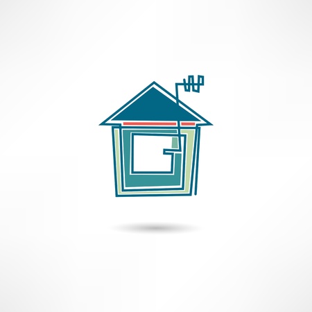 Real estate iconのイラスト素材