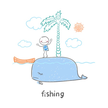 Fishingのイラスト素材