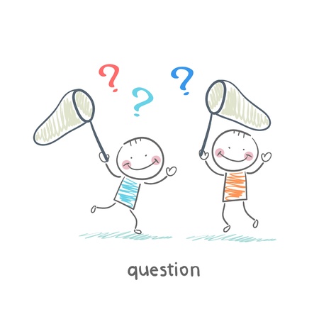 Questionsのイラスト素材