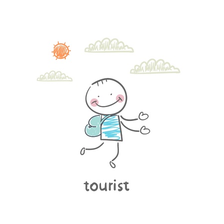 Touristのイラスト素材