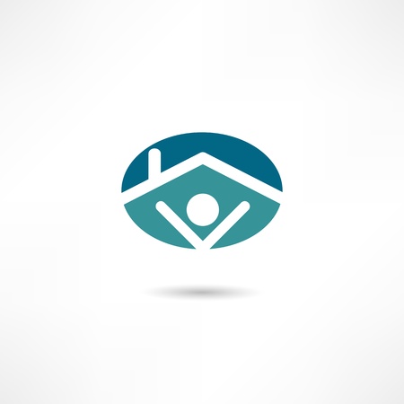 Real estate iconのイラスト素材
