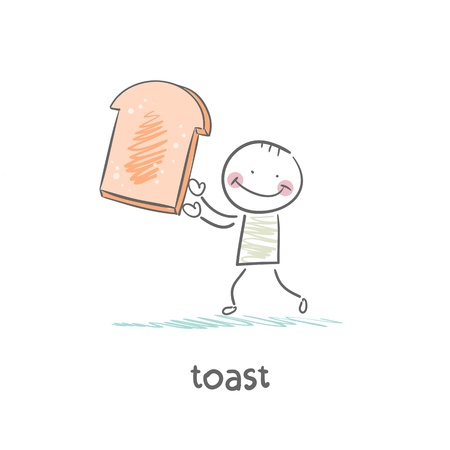 toastのイラスト素材
