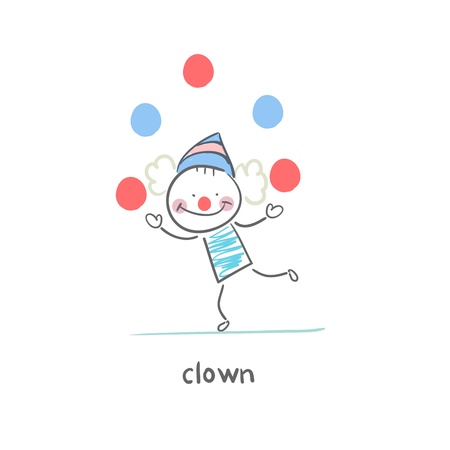clownのイラスト素材