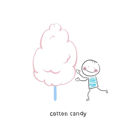 candy-flossのイラスト素材
