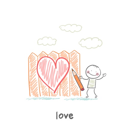 Loveのイラスト素材
