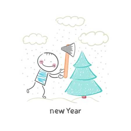 Christmas Treeのイラスト素材