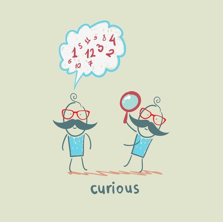 curiousのイラスト素材