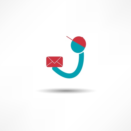 courier iconのイラスト素材