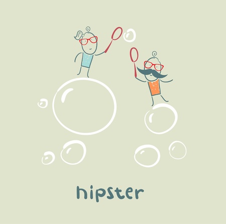 hipsterのイラスト素材