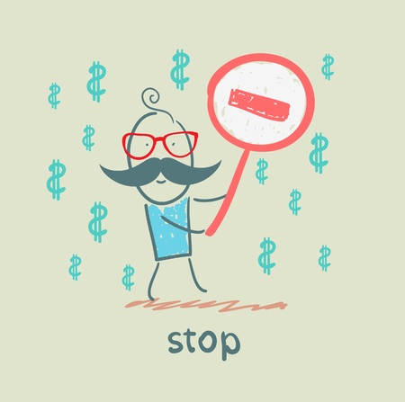 stop vectorのイラスト素材