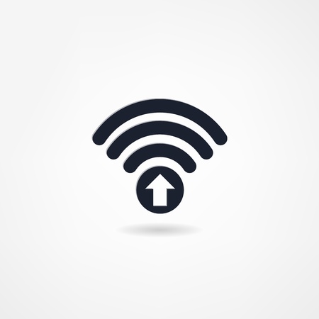 wifi iconのイラスト素材