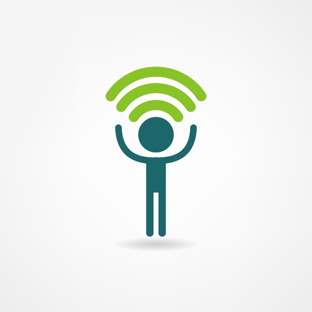 wifi iconのイラスト素材