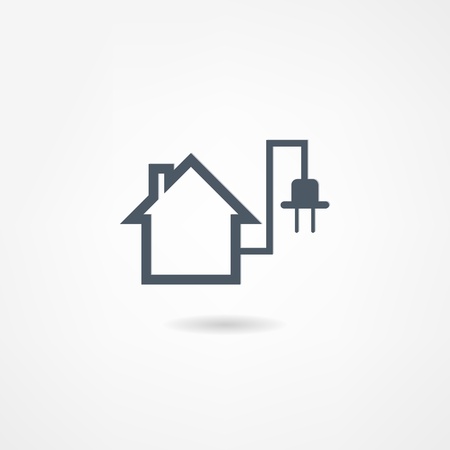 electricity iconのイラスト素材